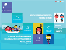 Tablet Screenshot of indimarketers.com